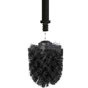 Produktbild für WC-Bürstenkopf Relaxdays 10021026, schwarz, 5 Stück