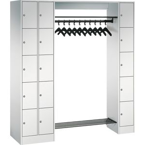 Produktbild für Schließfachschrank CP-Möbel Serie 8070, lichtgrau