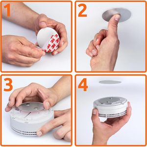 Produktbild für Rauchmelder-Magnethalter ECENCE