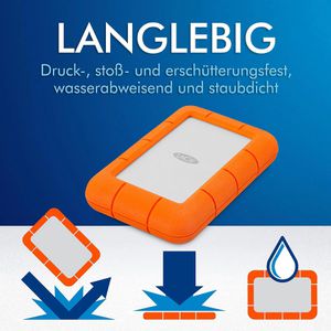 Produktbild für Festplatte LaCie Rugged Mini STJJ5000400