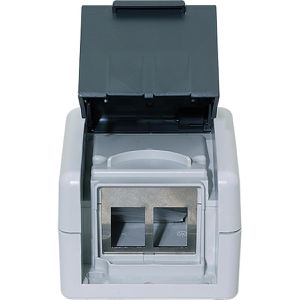 Produktbild für Netzwerkdose LogiLink NK4083 outdoor, Aufputz