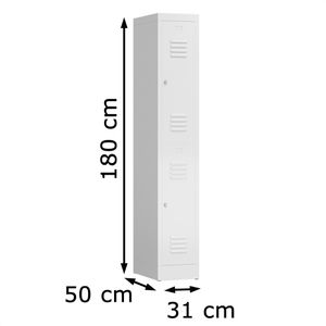 Produktbild für Spind ClassiX X-520210, lichtgrau
