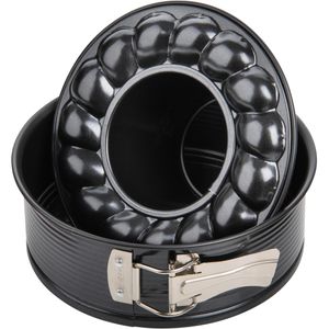 Produktbild für Backform Zenker Black Metallic 6506, Flach- &amp; Rohrboden, Stahl