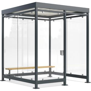 Produktbild für Personenunterstand WSM Economy Köln K2 c/b, anthrazit