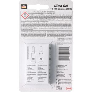 Produktbild für Sekundenkleber Pattex PSGLB, Ultra Gel &amp; Flüssig