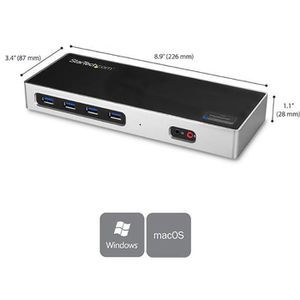 Produktbild für Dockingstation StarTech DK30A2DH