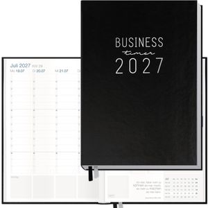 Produktbild für Buchkalender Häfft 11225-5, Business-Timer, Jahr 2026/2027