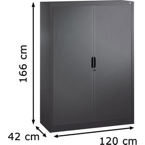 Produktbild für Rollladenschrank CP-Möbel Omnispace, aus Metall