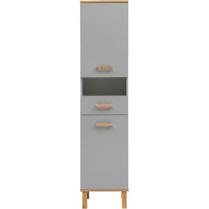 Produktbild für Badschrank Schildmeyer Padua 148832, mit 4 Füßen, platingrau