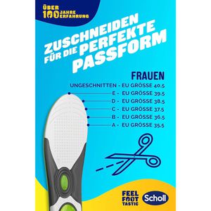 Produktbild für Einlegesohlen Scholl stoßdämpfend