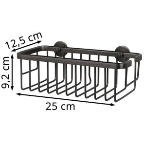 Produktbild für Duschablage Tesa Moon Graphite 40596, graphit