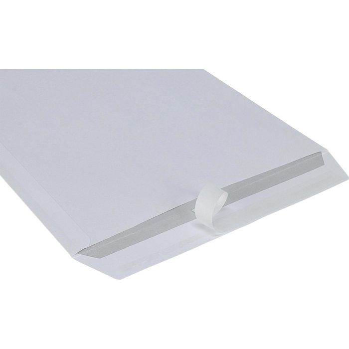 KKBESTPACK Versandtaschen 15,2x22,9 Cm - 100 Stück Weiße Polybeutel Mit Klebestreifen