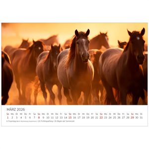 Produktbild für Bildkalender Edition-Seidel 27589, Pferde 2026