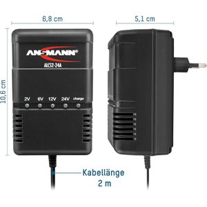 Produktbild für Autobatterie-Ladegerät Ansmann ALCS 2-24/0.9