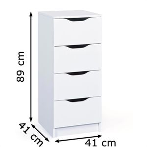 Produktbild für Kommode Inter-Link 19040014, weiß