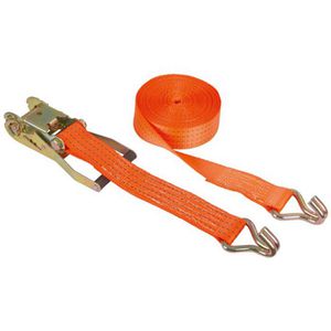 Produktbild für Spanngurt Kerbl 37140, orange, mit Haken &amp; Ratsche