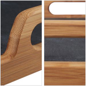 Produktbild für Serviertablett Relaxdays 10020957 eckig, 40,5x32cm