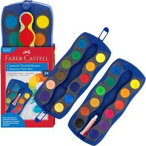 Farbkasten Faber-Castell Connector, blau