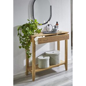 Produktbild für Konsolentisch Haku-Möbel 54354, eiche