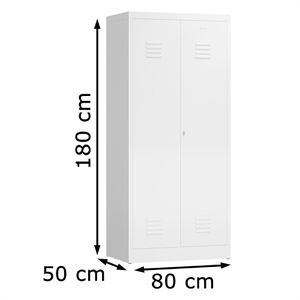 Produktbild für Spind ClassiX X-515427, Doppelspind, weiß