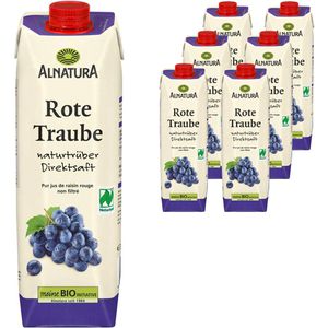 Produktbild für Saft Alnatura Rote Traube naturtrüb, ohne Zuckerzusatz, BIO