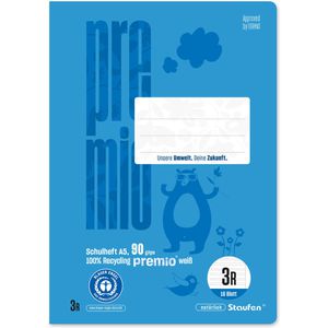 Produktbild für Schulheft Staufen Premio, 040780033, für 3. Klasse, A5