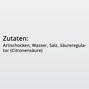 Produktbild für Gemüsekonserve METRO-Chef Artichokes Hearts in Salzlake