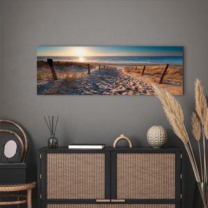 Produktbild für Wandbild Artgeist Zum Sonnenuntergang, 120 x 40 cm
