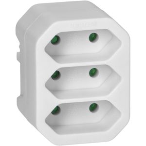 Steckdosenadapter Orno AE-13278, weiß
