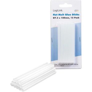 Heißklebesticks LogiLink WZ0053, transparent