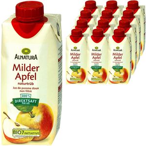 Produktbild für Saft Alnatura Milder Apfel naturtrüb, ohne Zuckerzusatz, BIO
