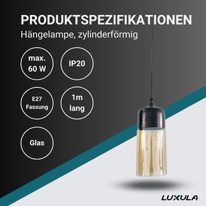 Produktbild für Pendelleuchte Luxula LX700171, mit E27-Fassung