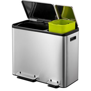 Produktbild für Mülleimer EKO EcoCasa, VB912845, matt silber