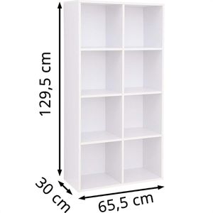 Produktbild für Bücherregal Vasagle LBC024WT, weiß