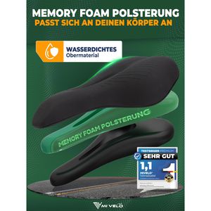 Produktbild für Fahrradsattel Mivelo Comfort Pro, Unisex