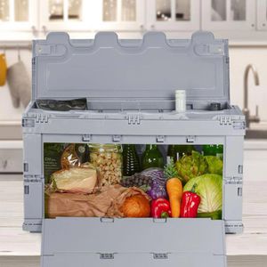 Produktbild für Klappbox Relaxdays 10022590, grau, 60 Liter