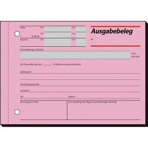 Produktbild für Ausgabebeleg Sigel AG615, A6 quer