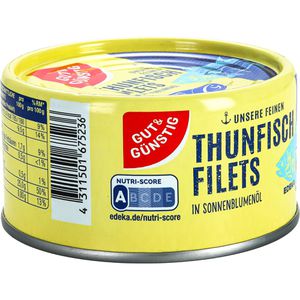 Produktbild für Fischkonserve Gut&amp;Günstig Thunfischfilets
