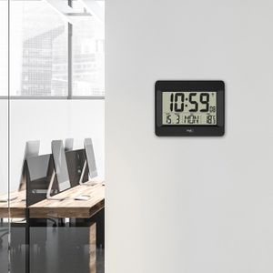 Produktbild für Wanduhr TFA 60.4519, Kunststoff, digital, Funkuhr