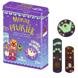 Produktbild für Pflaster Moses Monster, 20 Strips