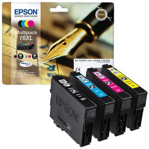 Tinte Epson 16XL C13T1636 Füller, Multipack
