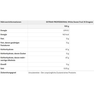 Produktbild für Kaugummis Extra Professional White, Sweet Fruit