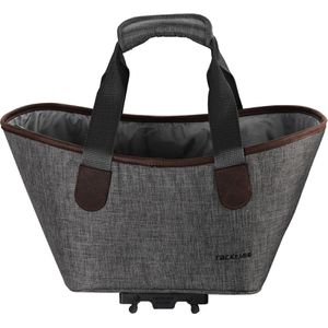 Gepäckträgertasche Racktime Agnetha, grau, 15 Liter
