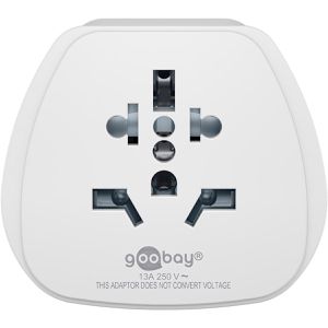 Produktbild für Reiseadapter Goobay 94026 weiß