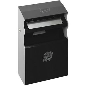 Produktbild für Aschenbecher VAR WH63, 45012, anthrazit, für Outdoor, mit Dach