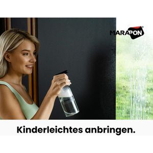 Produktbild für Fensterfolie Marapon M9020S schwarz, selbstklebend