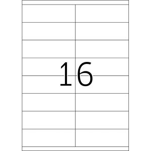 Produktbild für Universaletiketten TopStick labels, 8759, weiß