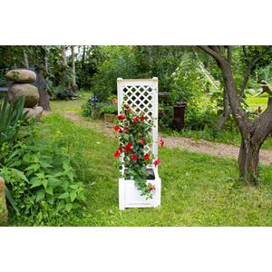 Produktbild für Pflanzkasten KHW Czardas 37201 weiß