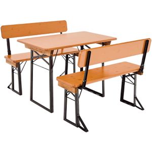 Produktbild für Bierzeltgarnitur RUKU1952 205467 Kiefer / schwarz