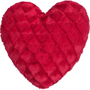 Sofakissen Magma-Heimtex Fluffy Hearts, rot